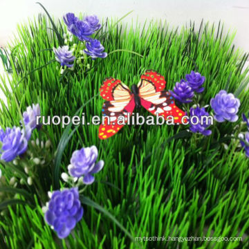 2014 hot sale cheap artificial grass carpet with flower